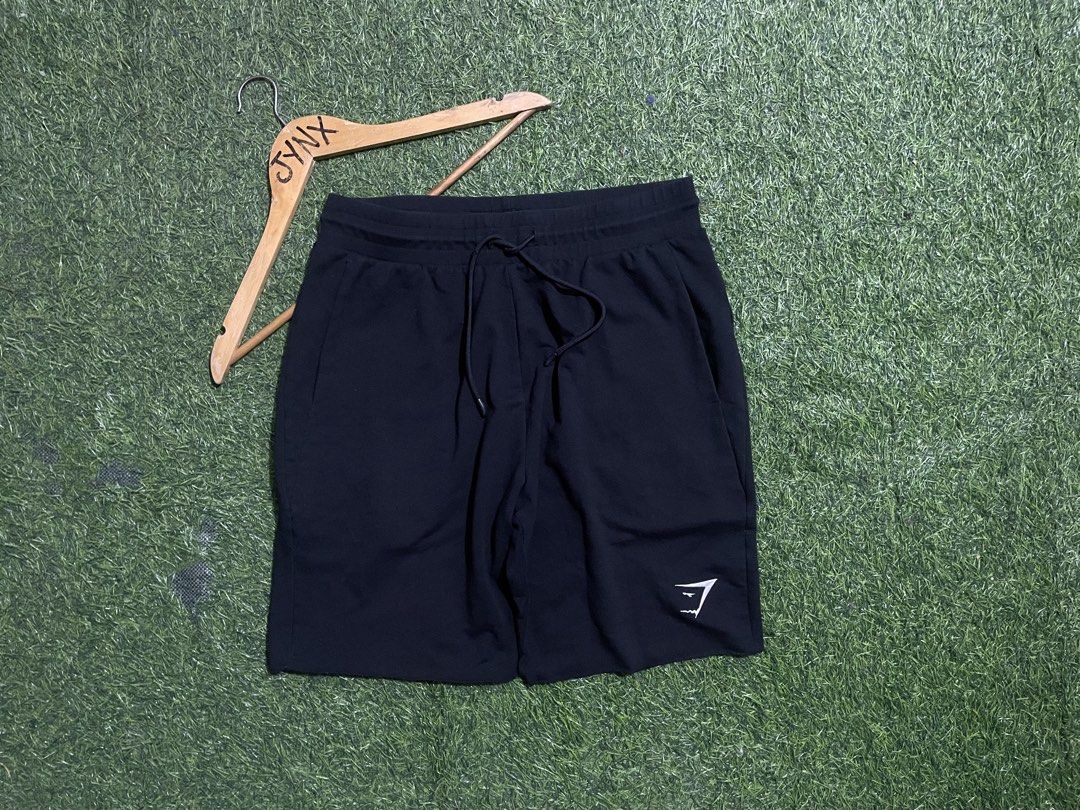 Gymshark Black Shorts Size M (Category: Shorts) located in Las Pinas. Submitted by jynxdefant26140 (Listing ID 1467519751, Image 1). Description: - Brand: Gymshark - Color: Black - Size: Medium - Condition: Great / Like new - Features: Adjustable drawstring waistband, convenient side pockets, and embroidered logo on left leg - Material: Soft, comfortable fabric ideal for workouts or chilling at home - Origin: Made in Bangladesh - Ships fast withi