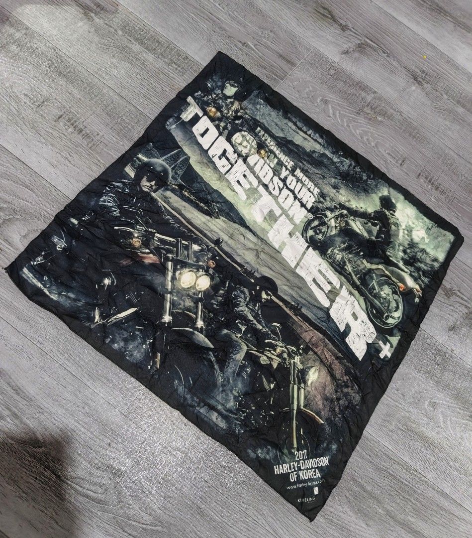 HARLEY DAVIDSON BANDANA (Category: Activewear) located in Tagum. Submitted by danelle_closet1106 (Listing ID 1467507327, Image 2). Description: GOOD AS NEW NO ISSUE.