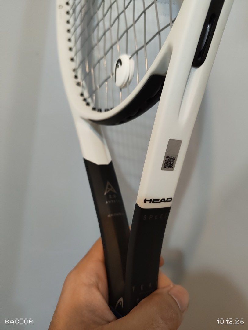 Head Speed Team Tennis Racket (Category: Racket and Ball Sports) located in Cavite. Submitted by justblue1921 (Listing ID 1467566678, Image 3). Description: Used Head Speed Team 2024 Build cost: 14,000 Selling Price: 10,000 Specs: Head Size: 105 sq.in Grip 2 270g String: Head Poly Tension: 48lbs Overgrip: Toalson Power grip Blue Free: 2 extra Toalson blue overgrip Dampener Included W/ minor scratches Open for trade: Wilson Defyer Red Line Locatio