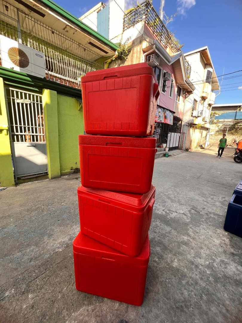 HEAVY DUTY COOLER BOX (Category: Food Organization & Storage) located in Caloocan City. Submitted by royaldog_33b95e (Listing ID 1467439212, Image 3). Description: HEAVY DUTY COOLER BOX with drainage 80 liters (80 liters 57L x 44W x 48H) JUST CALL US / Pm me for more info. -09971763227 LOOK FOR : Angelina Address: 634 JRA COMPOUND LUPANG PARI SAN MIGUEL PASIG CITY WEBSITE: http://jocelynesidera30.wibsite.com/joekelceetrading email: .