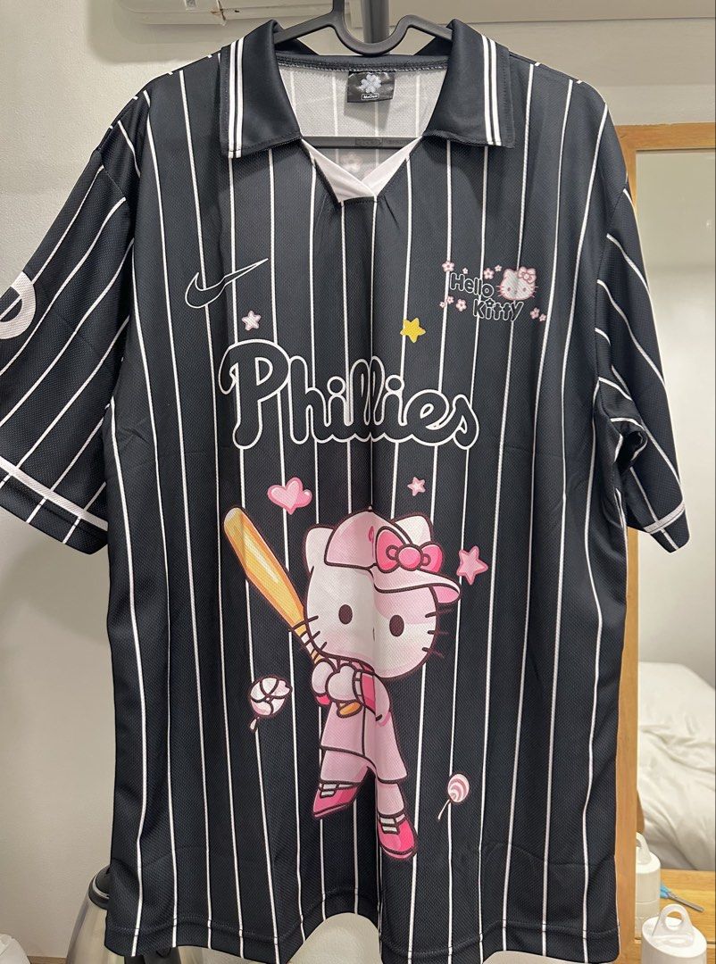 Hello Kitty Jersey Brand New (Category: Shirts) located in Cebu City. Submitted by mybkkcollectionph (Listing ID 1467578220, Image 1). Description: MaDee Jersey ( with characters ) Full alength Bust: 44 inches Length: 29 inches.