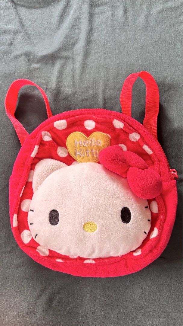 Hello Kitty mini backpack Sanrio 2015 (Category: Character Goods) located in Calamba. Submitted by cur8d (Listing ID 1467408787, Image 1). Description: 7.5 x 7.5x 2 inches .