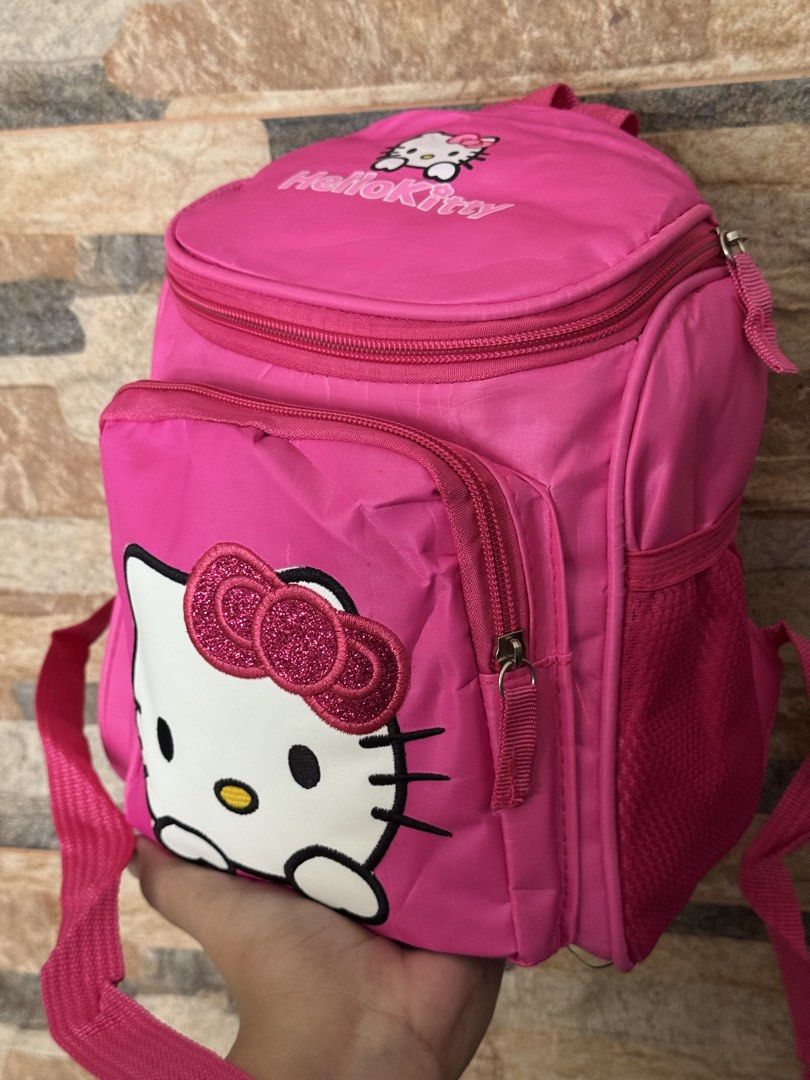 Hello Kitty Mini Bagpack (Category: Backpacks) located in Quezon City. Submitted by ciastore. (Listing ID 1467430898, Image 2). Description: Hello Kitty Mini Bagpack 10 inches limited stock only perfect panregalo.
