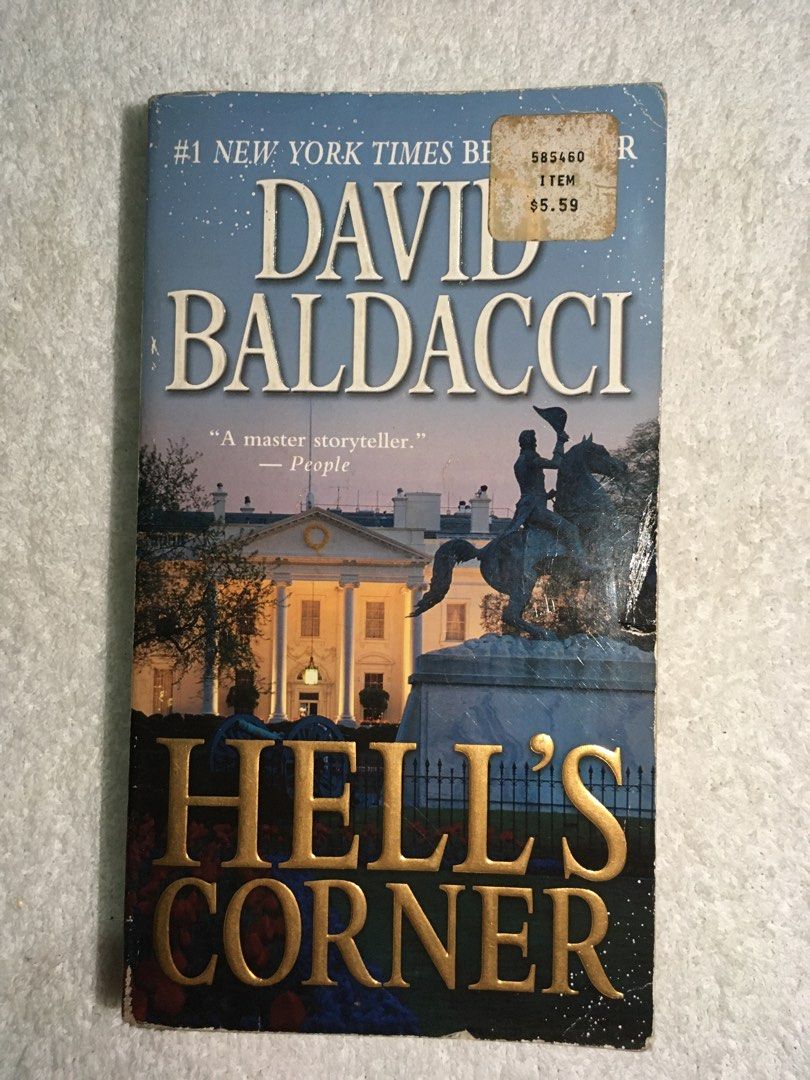 Hell's Corner by David Baldacci Paperback Novel (Category: Storybooks) located in Rosario. Submitted by c__tops (Listing ID 1467441884, Image 1). Description: RFS: declutter.