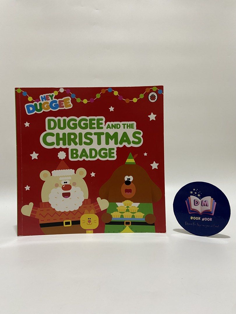 Hey Duggee Duggee Christmas Badge (Category: Children's Books) located in Caloocan City. Submitted by dmbooknook (Listing ID 1467525003, Image 1). Description: - EUC, minimal corner crease, excellent inside pages - Large Paperback | Full color illustrations ✨ 𝙒𝙝𝙮 𝙠𝙞𝙙𝙨 𝙡𝙤𝙫𝙚 𝙞𝙩: ✅ 𝘽𝙧𝙞𝙜𝙝𝙩, 𝙘𝙤𝙡𝙤𝙧𝙛𝙪𝙡 𝙞𝙡𝙡𝙪𝙨𝙩𝙧𝙖𝙩𝙞𝙤𝙣𝙨 - 𝙨𝙩𝙧𝙖𝙞𝙜𝙝𝙩 𝙛𝙧𝙤𝙢 𝙩𝙝𝙚 𝘾𝘽𝙚𝙚𝙗𝙞𝙚𝙨 𝙨𝙝𝙤𝙬! ✅ 𝙎𝙝𝙤𝙧𝙩, 𝙨𝙞𝙢𝙥𝙡𝙚 𝙨𝙩𝙤𝙧𝙞