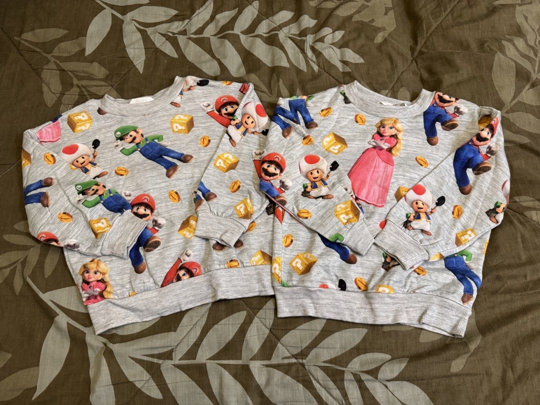 H&M - Mario Sweater (Category: Babies & Kids Fashion) located in Makati City. Submitted by averysbabyshop (Listing ID 1467448160, Image 1). Description: 2-4Y on tag.