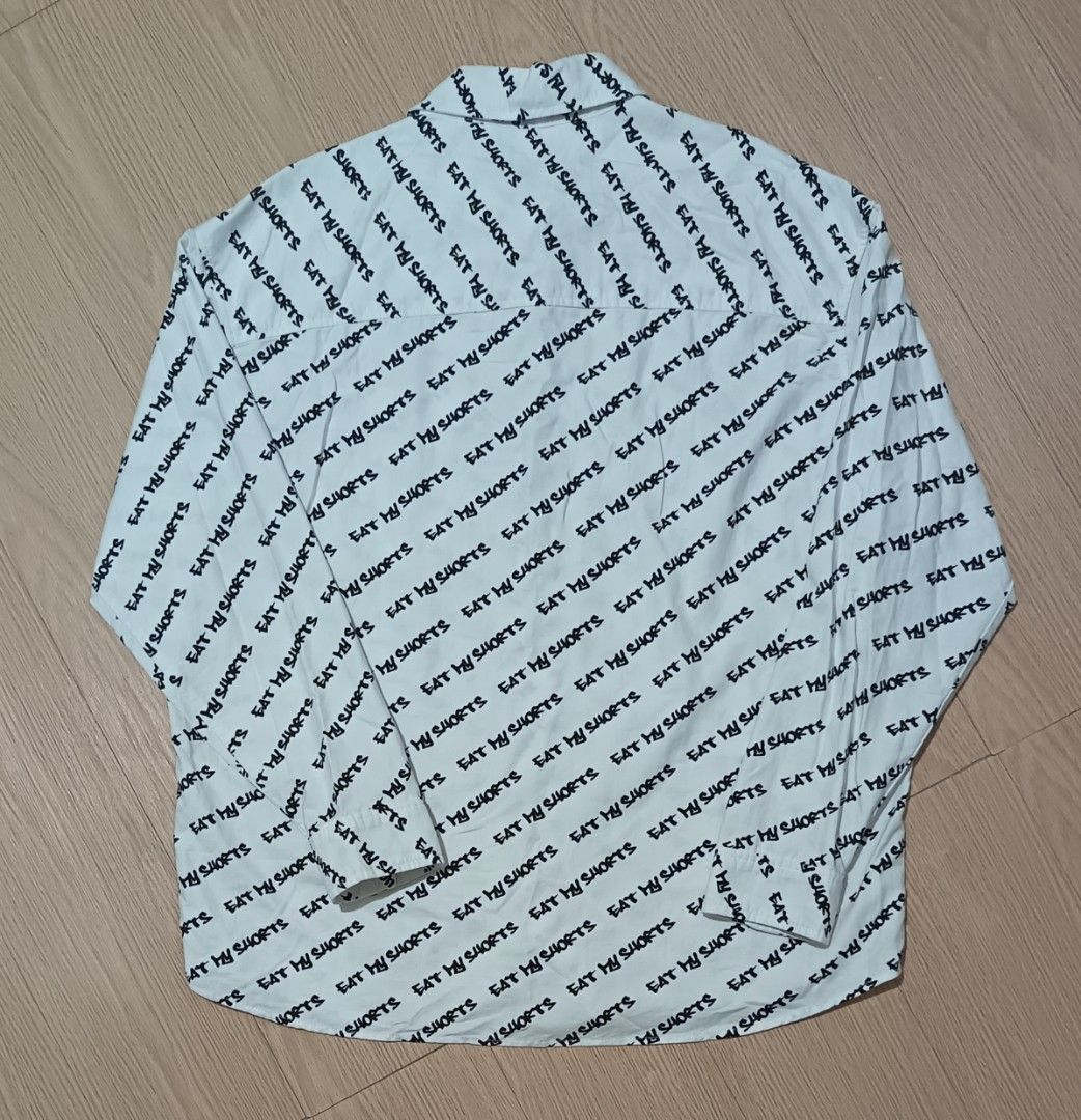 H&M X THE SIMPSONS AOP POLO BUTTON DOWN LONGSLEEVE (Category: Tshirts & Polo Shirts ) located in Cavite. Submitted by marcuz.lifestyle (Listing ID 1467411196, Image 2). Description: WIDTH:23.5 LENGTH:29 FIT TO LARGE EXCELLENT CONDITION NO ISSUE COLOR RATE:9.8/10 MOP:GCASH DELIVERY COURIER:JNT LOCATION:IMUS CAVITE.