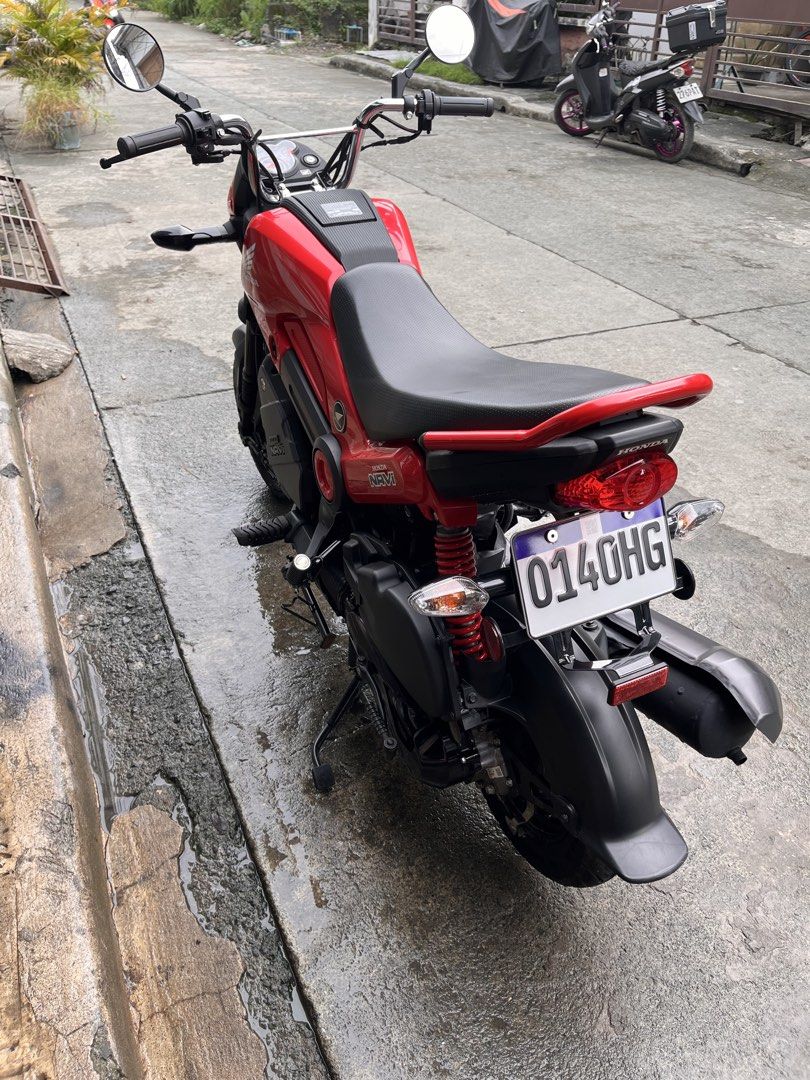 Honda Navi 110 (Category: Motorbikes for Sale) located in Rodriguez. Submitted by whicar (Listing ID 1467398269, Image 1). Description: FOR SALE: HONDA NAVI 110 2026 MODEL 📍RODRIGUEZ RIZAL 💰47k Slightly Negotiable ✔️ 2026 MODEL ✔️HONDA NAVI 110 ✔️ FRESH IN AND OUT ✔️COMPLETE PAPERS ✔️ MAY PLAKA NA ✔️LADY OWNED ✔️RECENTLY CHANGED OIL FOR 500km ✔️500 KM ODO lang ✔️Test to sawa at ready puntahan sa bahay namin. 📩PM FOR INQUIRIES REASON FOR SELLIN