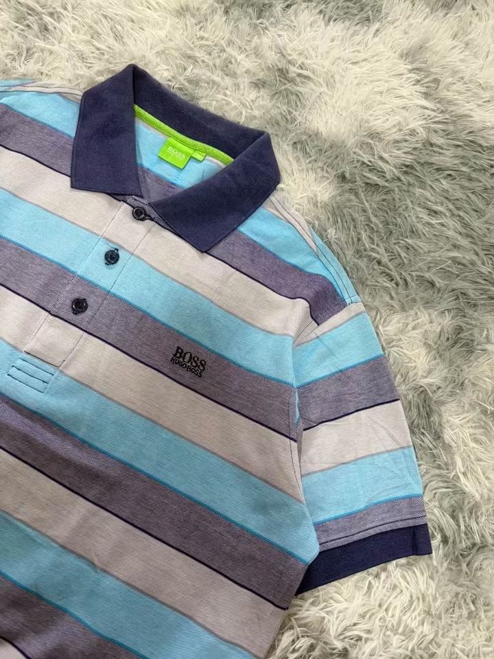 Hugo Boss (Category: Tshirts & Polo Shirts ) located in Mabalacat. Submitted by zero2mthrift (Listing ID 1467556621, Image 2). Description: Size Large on Tag No Flaw(No collar issue) Complete tags and details Authentic Excellent condition. Location: Pampanga.