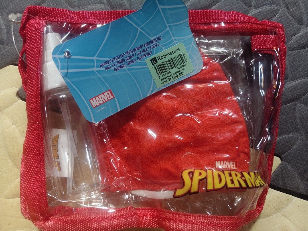Hygiene kit (14 pcs) (Category: Sanitary Hygiene) located in Manila. Submitted by prelovedlittles (Listing ID 1467390138, Image 2). Description: 👉 FIXED PRICE, PASS SA TATAWAD! ❌ NO RESERVATION, UNLESS PAID! TAKEALL 400 Per piece 35/3 for 100 - 6 we bare bears _ 3 spiderman - 1 superman - 2 justice league - 2 batman INCLUDES: POUCH EMPTY ALCOHOL BOTTLE WASHABLE FACE MASK 📌 Batasan hills qc 📌 Landmark: (Our lady of fatima chapel) 🚘 Lalamove/j&