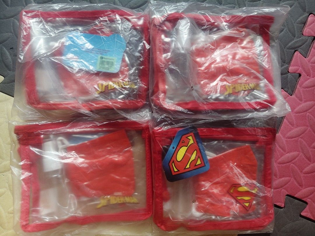 Hygiene kit (14 pcs) (Category: Sanitary Hygiene) located in Manila. Submitted by prelovedlittles (Listing ID 1467390138, Image 3). Description: 👉 FIXED PRICE, PASS SA TATAWAD! ❌ NO RESERVATION, UNLESS PAID! TAKEALL 400 Per piece 35/3 for 100 - 6 we bare bears _ 3 spiderman - 1 superman - 2 justice league - 2 batman INCLUDES: POUCH EMPTY ALCOHOL BOTTLE WASHABLE FACE MASK 📌 Batasan hills qc 📌 Landmark: (Our lady of fatima chapel) 🚘 Lalamove/j&