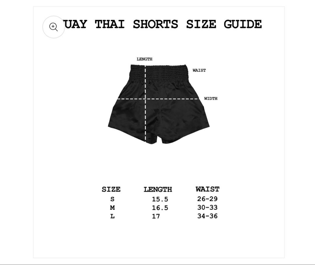 Hysteria Muay Thai Shorts (Category: Shorts) located in Porac. Submitted by Mucakes (Listing ID 1467537776, Image 2). Description: - Used once - Medium (Refer to 2nd image for the sizing).