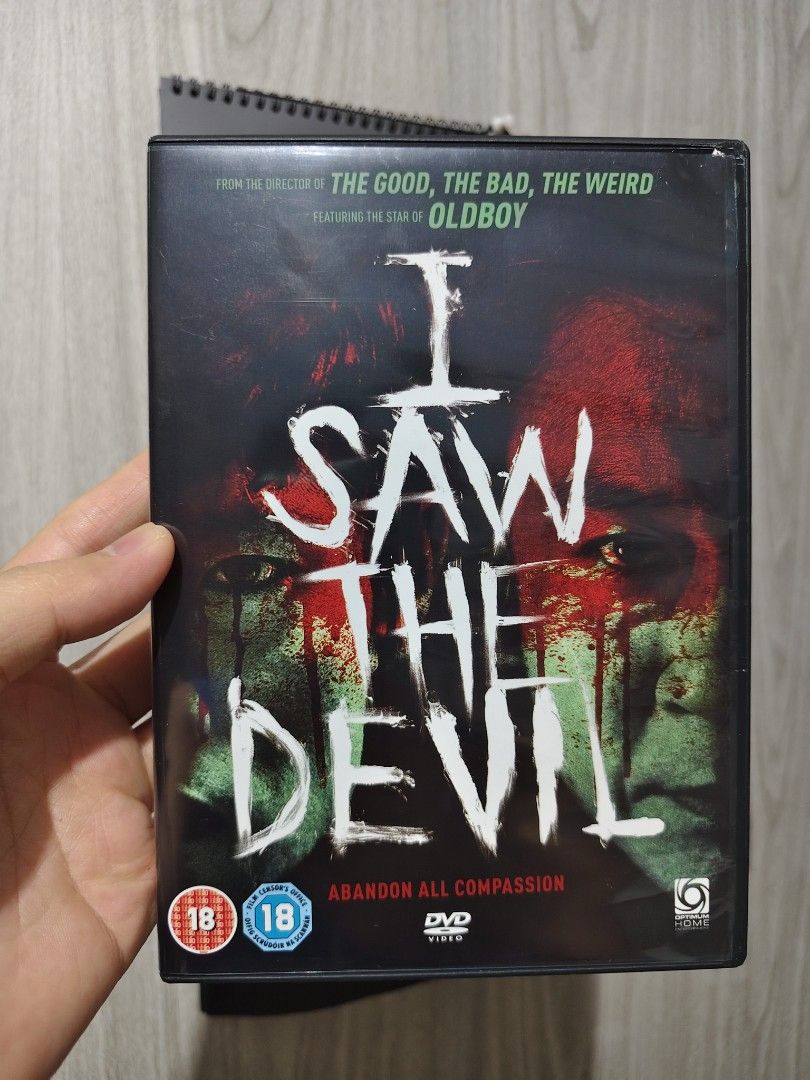 I saw the devil dvd (Category: CDs & DVDs) located in Makati City. Submitted by spicefan05 (Listing ID 1467554290, Image 1). Description: region 2.