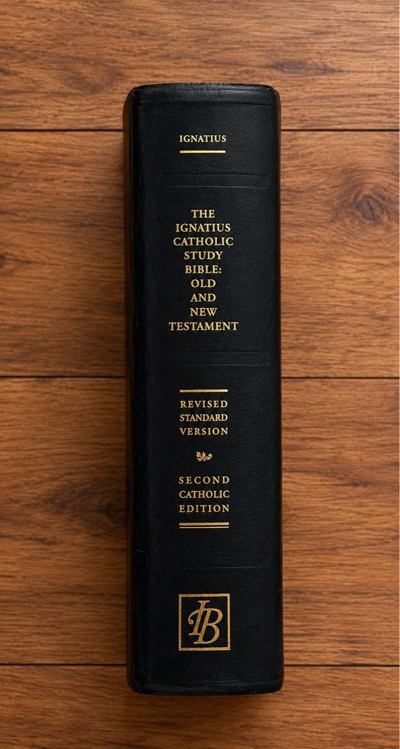 Ignatius Catholic Study Bible Old and New Testament RSV (Category: Religion Books) located in Rodriguez. Submitted by KuyaEl09 (Listing ID 1467589863, Image 2). Description: Ignatius Catholic Study Bible Old and New Testament RSV: Second Catholic Edition Contains over 17,500 explanatory footnotes, extensive cross-references to the Catechism of the Catholic Church, book introductions, outlines, and topical essays. @2024, Ignatius Press 2316 pages,