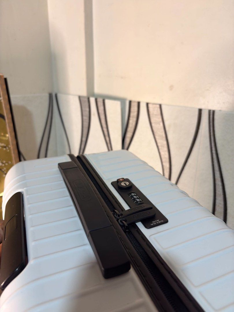 IMPORTED FROM JAPAN RIMOWA SALSA AIR MEDIUM (Category: Luggage) located in Valenzuela. Submitted by kyotosurplus (Listing ID 1467437655, Image 3). Description: 🇯🇵IMPORTED FROM JAPAN AUTHENTIC RIMOWA SALSA AIR MEDIUM SIZE LUGGAGE 🇯🇵 🎯 CODED LOCK TSA APPROVED 🎯 LIGHTWEIGHT 🎯 WITH SERIAL NUMBER AUTHENTICATION 🎯 DURABLE CASE 🎯 PUSH HANDLE TROLLEY 🎯 TOP AND SIDE HANDLE CARRY 🎯 WIDE SPACE CAPACITY 🎯 DUAL COMPARTMENT 🎯 SMOOTH WHEELS ROTATIO