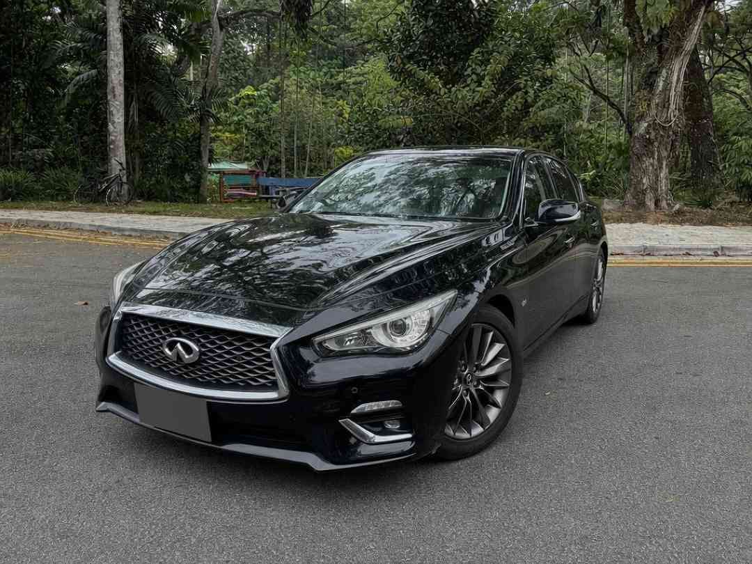 Infiniti Q50 2.0T Luxe (A) (Category: Used Cars) located in Singapore. Submitted by carousell_certified_partners (Listing ID 1467531602, Image 1). Description: Showroom condition, flawless paintwork and clean interior! Immaculate condition. Timely serviced and well taken care by previous owner, Accident free, Trade ins most welcome. High/full loan options available. $0 downpayment/driveaway possible. Contact us to arrange a viewing. Features: 2.0