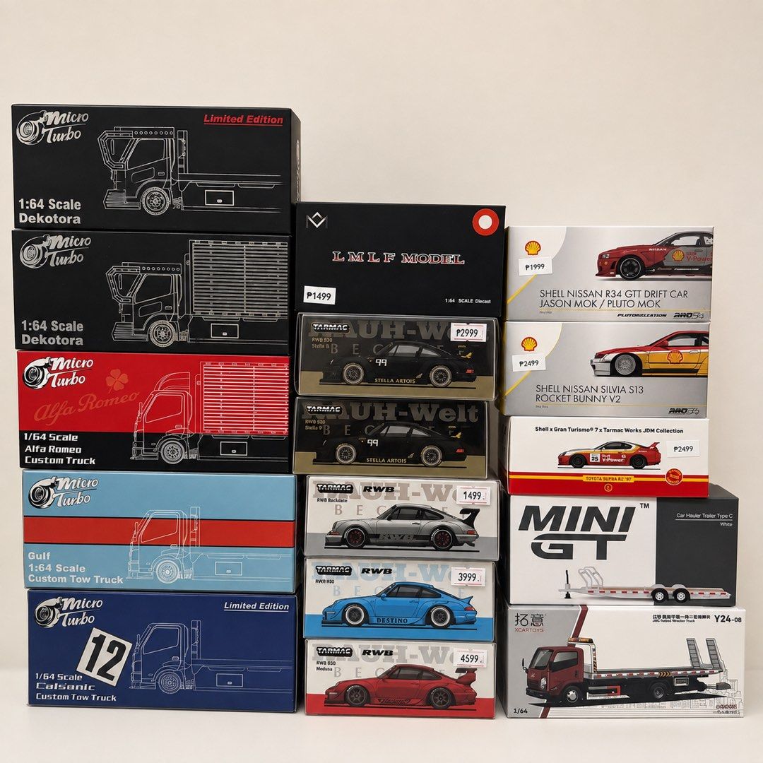 Inno64 Truescales (Category: Vehicle & Diecast Models) located in Manila. Submitted by oddwheels.mnl (Listing ID 1467372301, Image 1). Description: Visit web odd-wheels.com or FB oage: Odd Wheels - Massive 1:64 scale diecast car collection - Premium brands: Tarmac Works, Inno64, Ignition Model, Micro Turbo, Mini GT - Detailed collector boxes included for almost every piece - Variety of JDM classics, sports cars, supercars, and trucks - Ideal for 