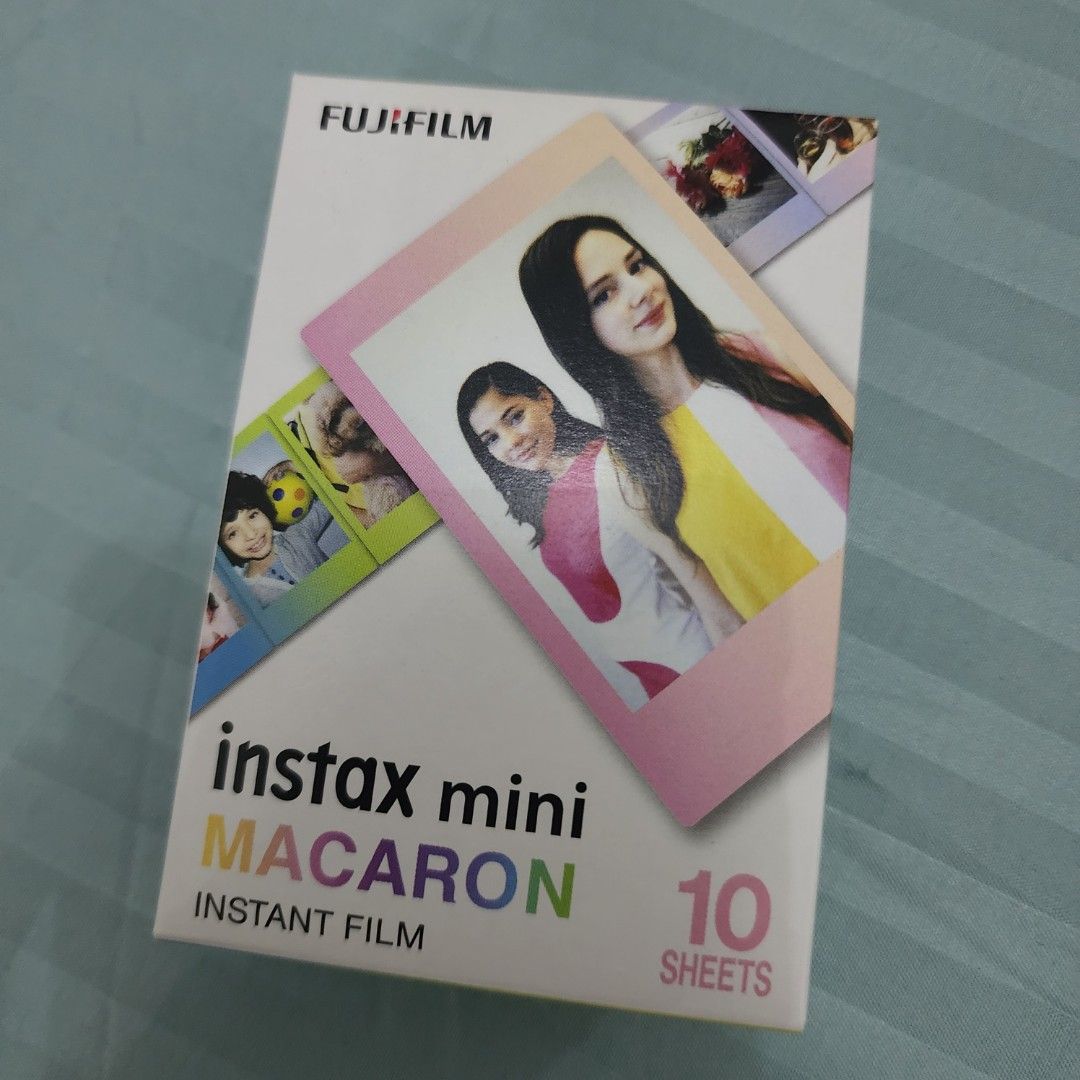 Instax Mini Film Macaron 10s (Category: Cameras) located in Muntinlupa City. Submitted by ffxyzz (Listing ID 1467463108, Image 1). Description: Instax Mini Film Macaron 10 sheets use before: 2028-04 mop: gcash mod: sdd/jnt/ggx/lbc loc: Muntinlupa.