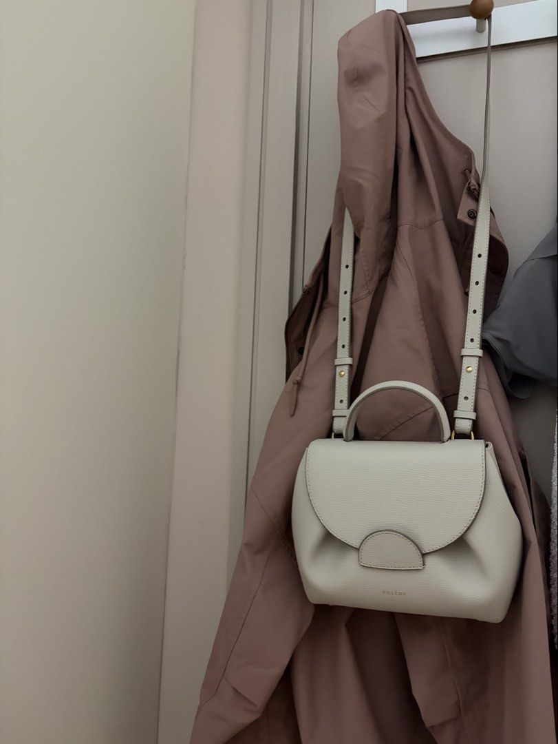 ‼️INTEREST CHECK‼️ Authentic Polene Numero Un Nano (Category: Luxury Bags & Wallets) located in Manila. Submitted by nixievii (Listing ID 1467582372, Image 2). Description: Polene Numero Un Nano Textured Chalk Complete Inclusions (box has slight tearing and small stain) Signs of use Clean inside Bag feet tarnished Hardware with a few scratches But overall still good condition 💯 Open for reasonable offers DM for more pics ETA in Philippines - Dec