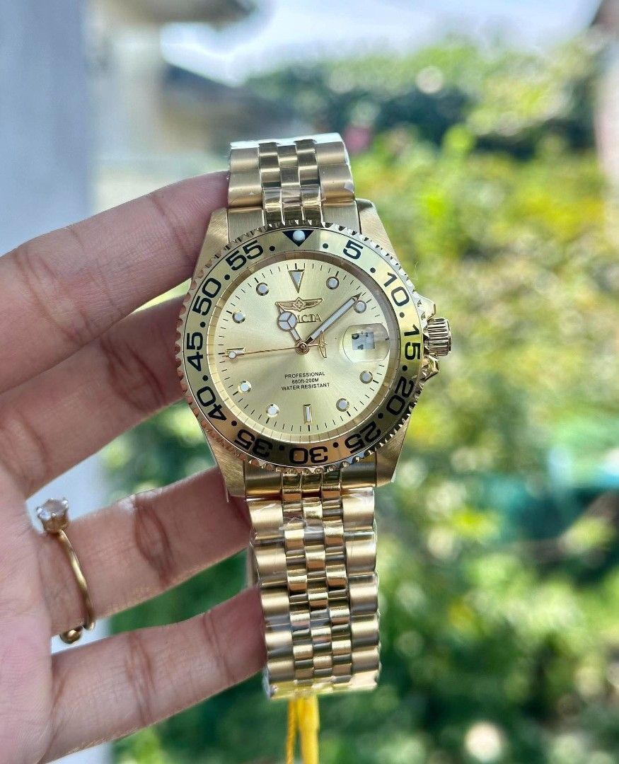 Invicta Pro Diver (Category: Women's Watches) located in Toledo. Submitted by sissyoriginalstuff (Listing ID 1467463628, Image 3). Description: Invicta ProDiver in Jubilee strap‼️ kha26 40mm Best seller 3 pcs lang pwede sa retails ₱5,999.
