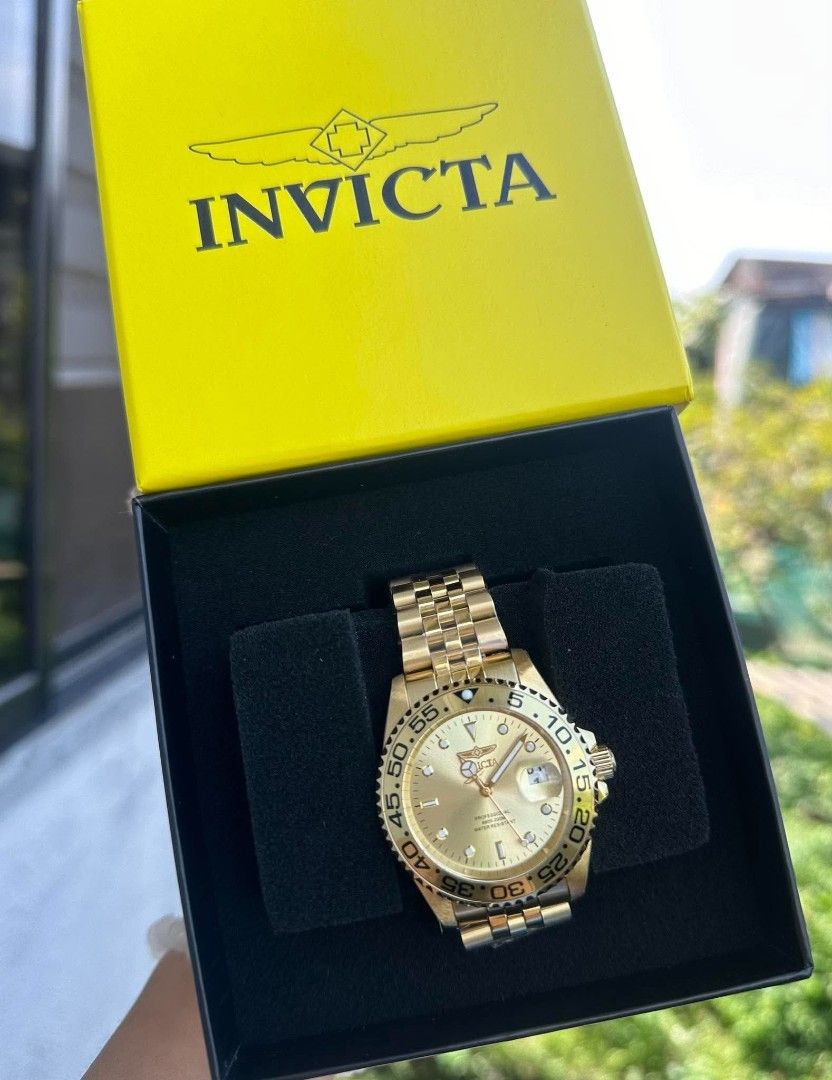 Invicta Pro Diver (Category: Women's Watches) located in Toledo. Submitted by sissyoriginalstuff (Listing ID 1467463628, Image 2). Description: Invicta ProDiver in Jubilee strap‼️ kha26 40mm Best seller 3 pcs lang pwede sa retails ₱5,999.
