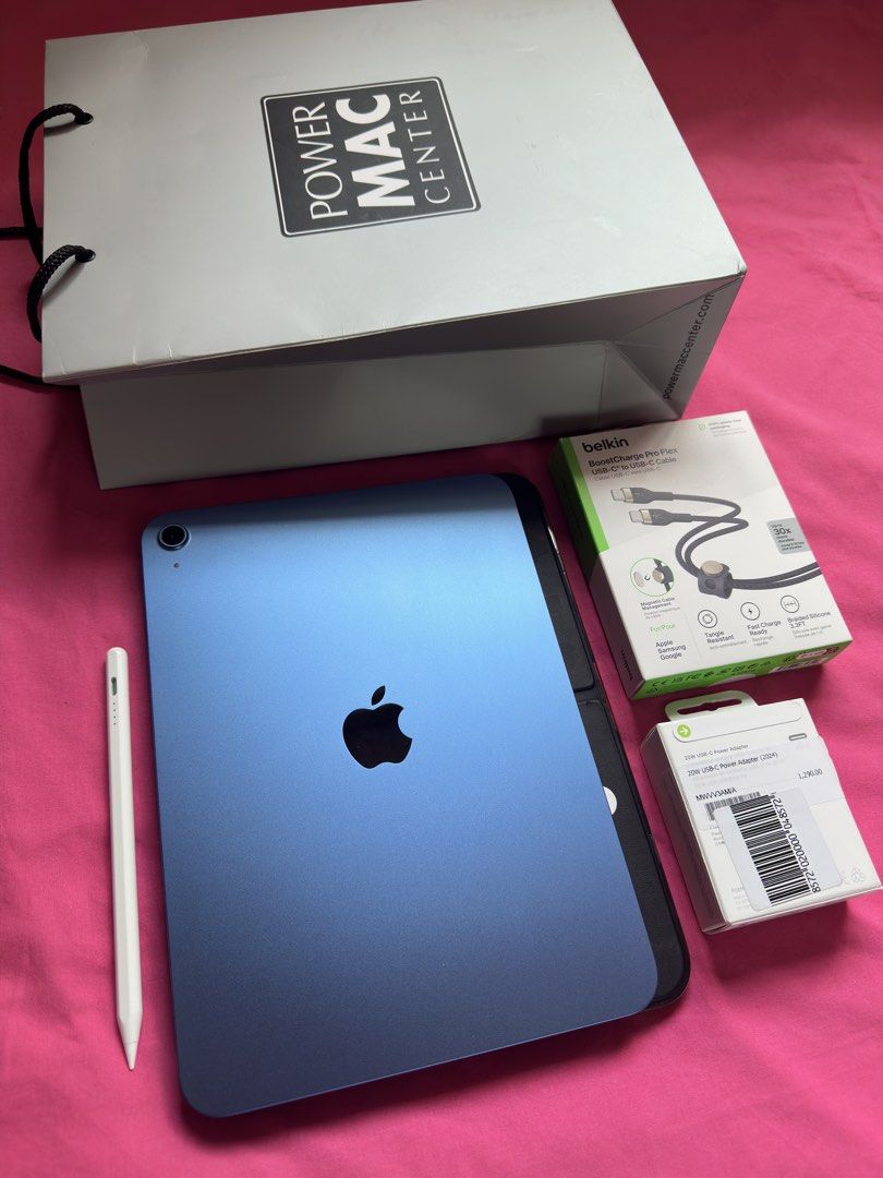 Ipad A16 11th Gen (128 GB) Blue (Category: iPad) located in Cavite. Submitted by densansae (Listing ID 1467404645, Image 1). Description: FS: Ipad A16 11th Gen (128 GB ) Blue ₱23,500 No Issue / All working Power Mac Purchased Under Warranty Until March, 2027 🔋 97% Batthealth • 139 Cycle Count Only ✅Finger Print Working * Inclusions: Original Belkin Boost Charge Pro Flex Connector / Apple 20w Power Adopter / Stylus Pencil and Magnetic Case MOP 💰