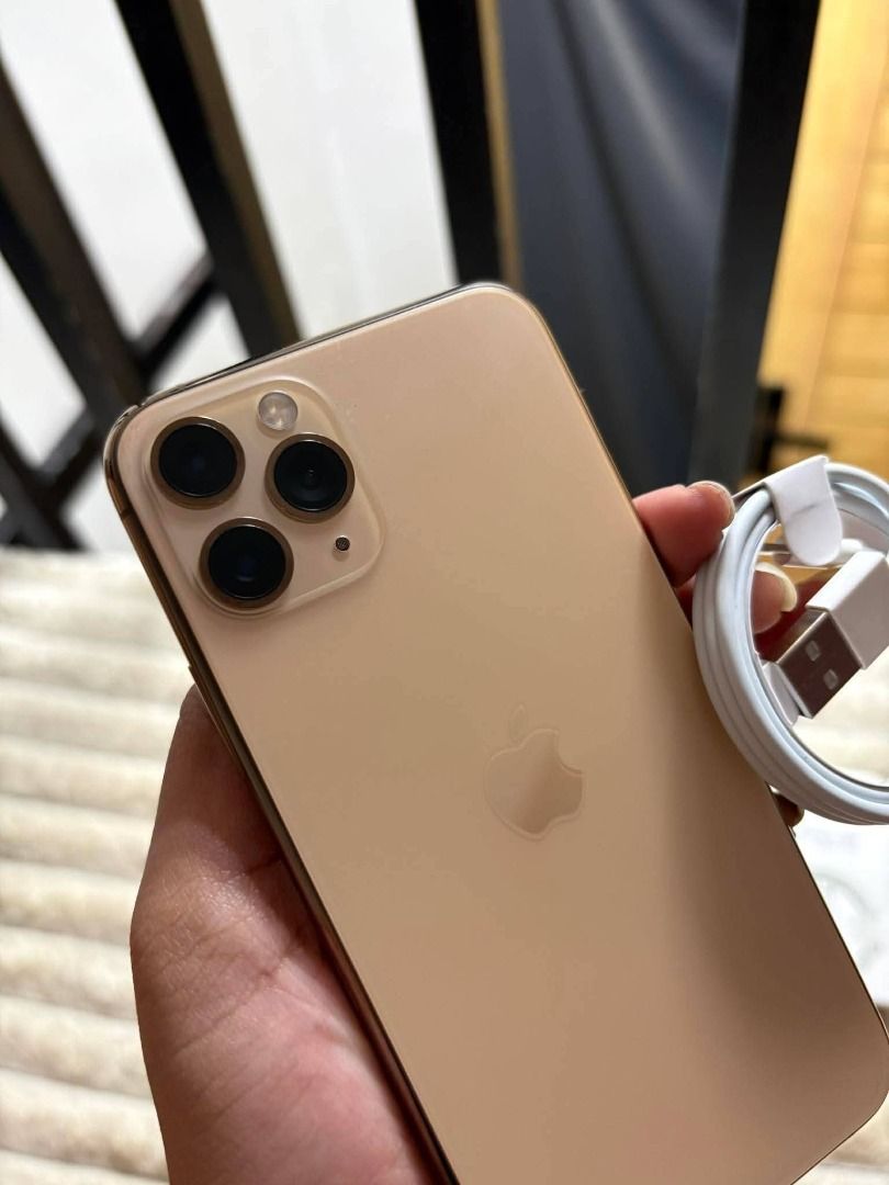 Iphone 11 pro for sale (gold) (Category: iPhone 11 Series) located in Mamburao. Submitted by happyphoenix.cb539e (Listing ID 1467505590, Image 1). Description: For sale Iphone 11 pro (gold) Lady owned No issue Pm for more details.