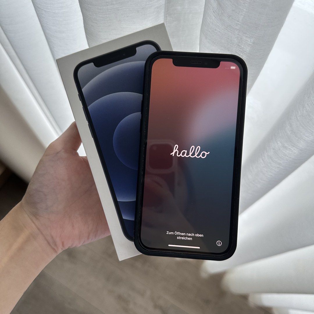 iPhone 12 Black 128GB (Category: iPhone 12 Series) located in Quezon City. Submitted by mars_f (Listing ID 1467439520, Image 1). Description: comes with box as wel price indicated is the LAST PRICE Rfs: upgraded.