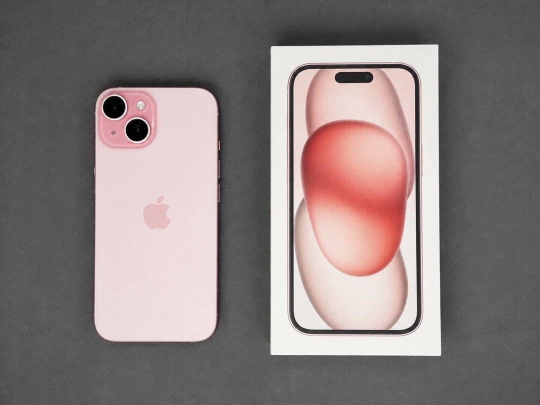 iPhone 15 Pink (Category: iPhone 15 Series) located in Quezon City. Submitted by skelesis (Listing ID 1467532851, Image 2). Description: 100% bh 100+ CC Warranty til 2027.