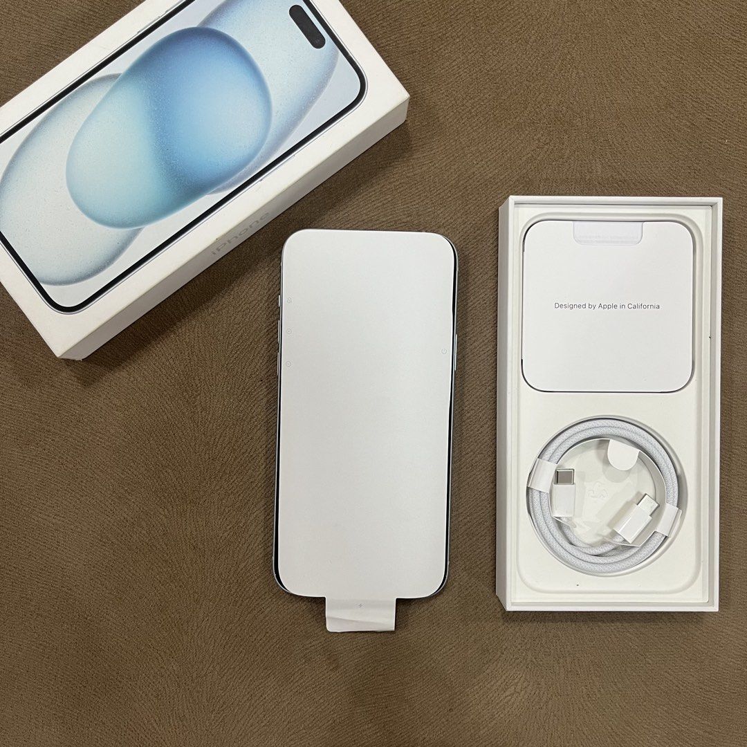 iPhone 15 Plus (Category: iPhone 15 Series) located in San Fernando. Submitted by cdt_manalese (Listing ID 1467475511, Image 2). Description: iPhone 15 Plus (128gb) color: Blue🩵 factory unlocked (any sim) Zp/a Local purchase, ntc approved🇵🇭 battery health 96% (orig makunat) No history of repair / Not refurbished No dents no scratches, mint condition🔥 inclusion: complete (unused cord) ₱ 30,990 Pesos only. Loc San Fernando Pampanga.