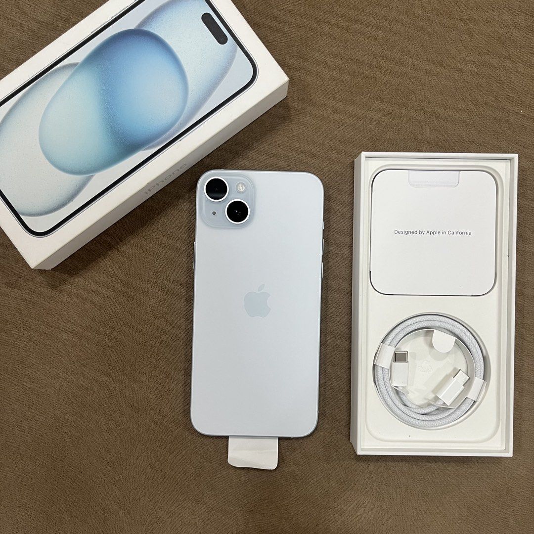 iPhone 15 Plus (Category: iPhone 15 Series) located in San Fernando. Submitted by cdt_manalese (Listing ID 1467475511, Image 1). Description: iPhone 15 Plus (128gb) color: Blue🩵 factory unlocked (any sim) Zp/a Local purchase, ntc approved🇵🇭 battery health 96% (orig makunat) No history of repair / Not refurbished No dents no scratches, mint condition🔥 inclusion: complete (unused cord) ₱ 30,990 Pesos only. Loc San Fernando Pampanga.