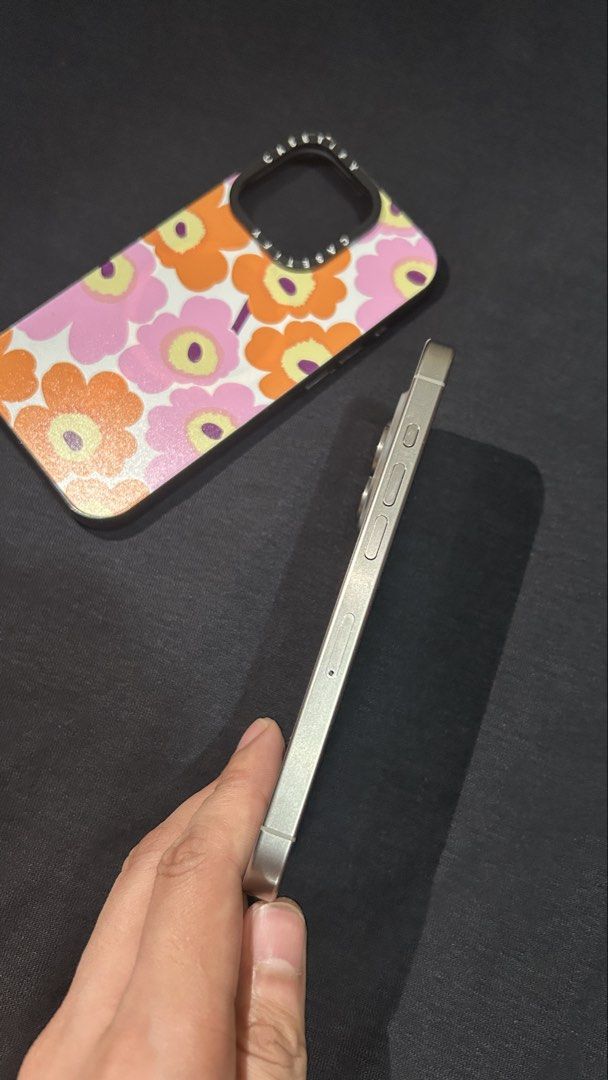 Iphone 15 Pro 128GB (Category: iPhone 15 Series) located in Manila. Submitted by albrtthriftpicks (Listing ID 1467384868, Image 3). Description: FS FS FS FS IPHONE 15 pro 128GB WITH ANY SIM Condition: 99% makinis no dents with original box same Imei All original still have the box 87% Battery health 600+cc Unli reset FACTORY UNLOCKED no sim restriction NO history of repair NO HIDDEN ISSUES Pwedeng pwede sa’yo if maarte ka u can check all u want u