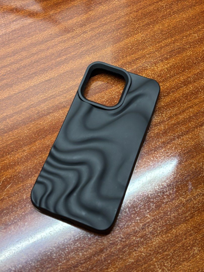 iPhone 15 Pro Max Case (Category: Cases & Sleeves) located in Quezon City. Submitted by jeff.declutters (Listing ID 1467366850, Image 1). Description: iPhone 15 Pro Max only ➜ All sides covered ➜ Minimal flaws ➜ Not mag-safe; textured pattern design.