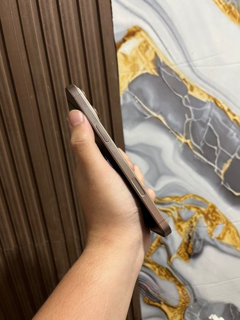 iPhone 16 Pro Max 256gb | Dessert Titanium | Smart Locked (Category: iPhone 16 Series) located in Mandaluyong City. Submitted by fliptech.co (Listing ID 1467602742, Image 2). Description: 44,990 iPhone 16 Pro Max, Dessert Titanium Quick Specs: Variant: ZP/A Variant (Local Variant) Color: Dessert Titanium Capacity: 256gb Networking Restriction: Smart Locked Battery Health: 92% Face ID: Working Truetone: Working Condition: Presentable Inclusions: U