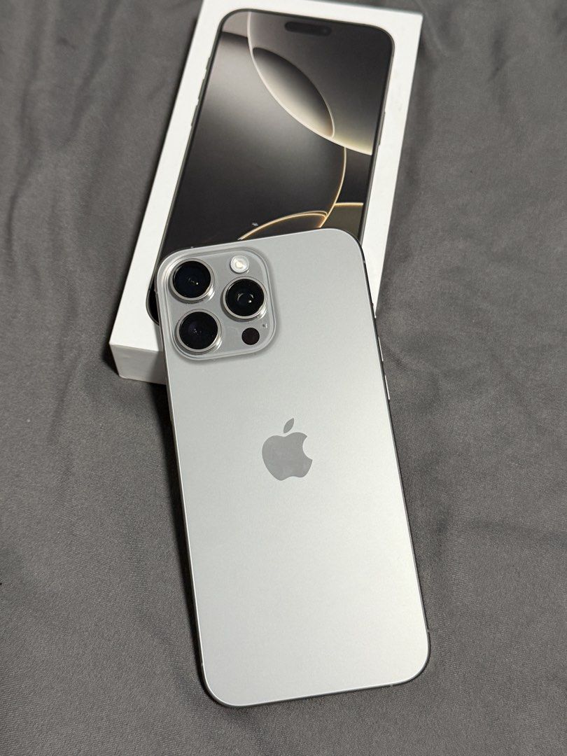 IPHONE 16 PRO MAX 512GB (Category: iPhone 16 Series) located in Quezon City. Submitted by happystar_f40583 (Listing ID 1467422384, Image 1). Description: Barely used, second phone lang. 19 cycle count 100 percent battery health QC AREA .
