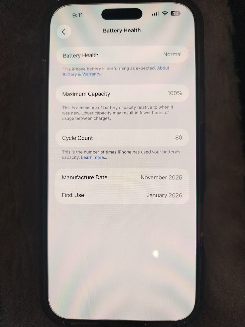 Iphone 17 pro max (Category: Others) located in Pasig City. Submitted by cherryblossoms.2016 (Listing ID 1467513795, Image 3). Description: Selling my personal iPhone 17 pro max, like-new condition. Upgrading to the latest model. This unit has been maticulously cared for since day one -zero scratches, zero dents and never dropped. Complete Specifications and Status: Storage: 256GB Color: Orange Batteey Health: 100% (Guaranteed peak performance, o