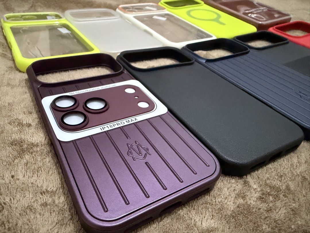 iPhone 18 Pro Max / 17 Pro Max cases (Category: Cases & Sleeves) located in Manila. Submitted by yawlrocks (Listing ID 1467553441, Image 2). Description: Brandnew cases for iPhone 18 Pro Max and 17 Pro Max Fit both units Take all for only 2,499 Location: Pateros.