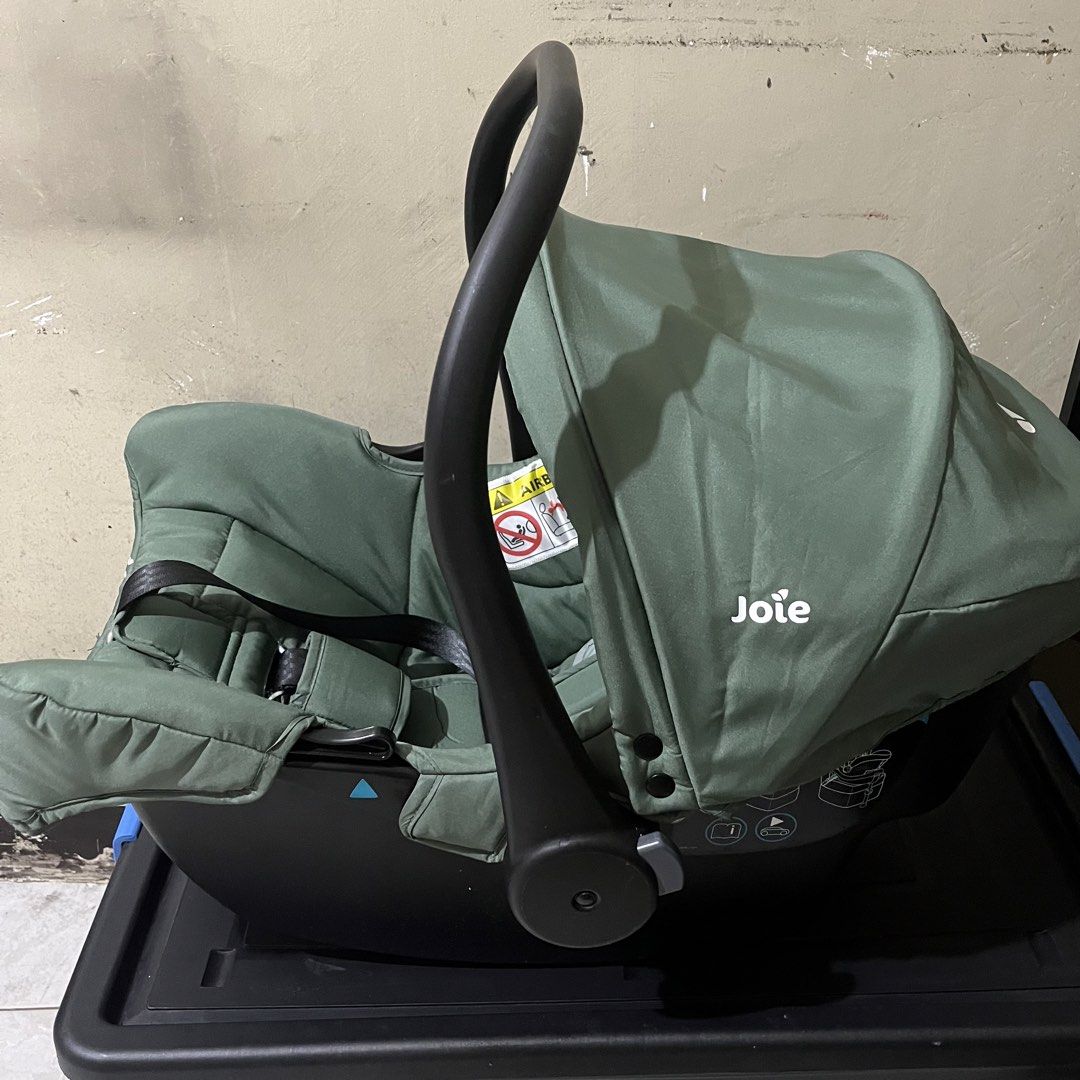 Joie Car Seat (Category: Car Seats) located in Quezon City. Submitted by krivera25 (Listing ID 1467462874, Image 2). Description: Joie Car Seat Guaranteed Original Green colorway (rare color) With Detachable Canopy! Barely used. Like new condition. See photos to appreciate Cubao QC loc Can do meetups nearby or Lalamove.