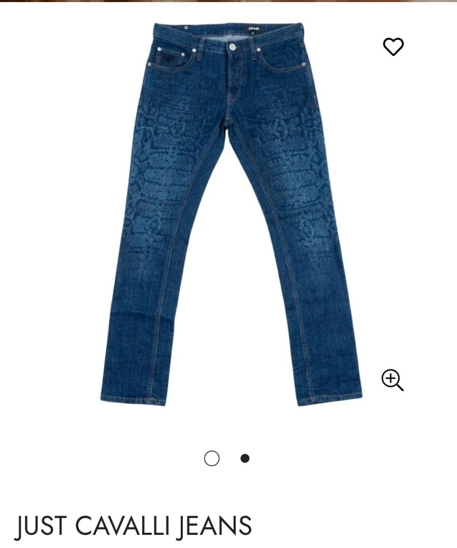 Just cavalli snake jeans (Category: Luxury Apparel) located in Binalbagan. Submitted by Kristoffer_Arguelles (Listing ID 1467492176, Image 1). Description: good as new button fly size 30 fits 32-33 length 37.5 hem 6.5 authentic no issues retails for about 30k php.