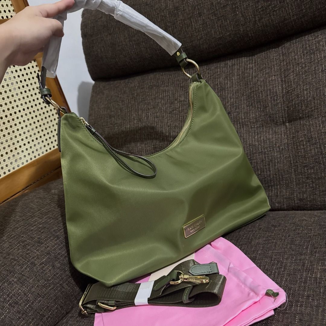 K $ CARTER NYLON HOBO BAG (green) (Category: Shoulder Bags) located in Quezon City. Submitted by mjmbagsandwatches (Listing ID 1467575227, Image 2). Description: K $ CARTER NYLON HOBO BAG ✅ 1 5 9 9 each +sf ✅ Size: (H)30cm x (W)35cm x (D)13cm ✅ Paperbag Add 9 9 ✅ M P 0 & Brandnew 📸 Actual Pictures Posted 📲 PM for orders and inquiries 📌We Ship Nationwide (+SF) 📌No Return, No Exchange 📌If in DOUBT, please DO NOT Transact 📌We are not liable fo