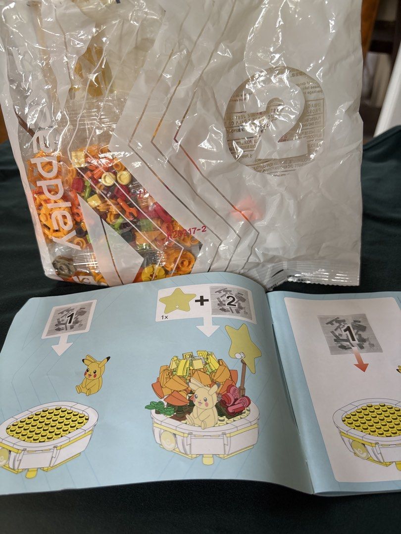 Keeppley Pokemon -complete and sealed (Category: Lego & Building Sets) located in Calamba. Submitted by cur8d (Listing ID 1467404219, Image 3). Description: orig price 600 pouches are sealed box is worn out.