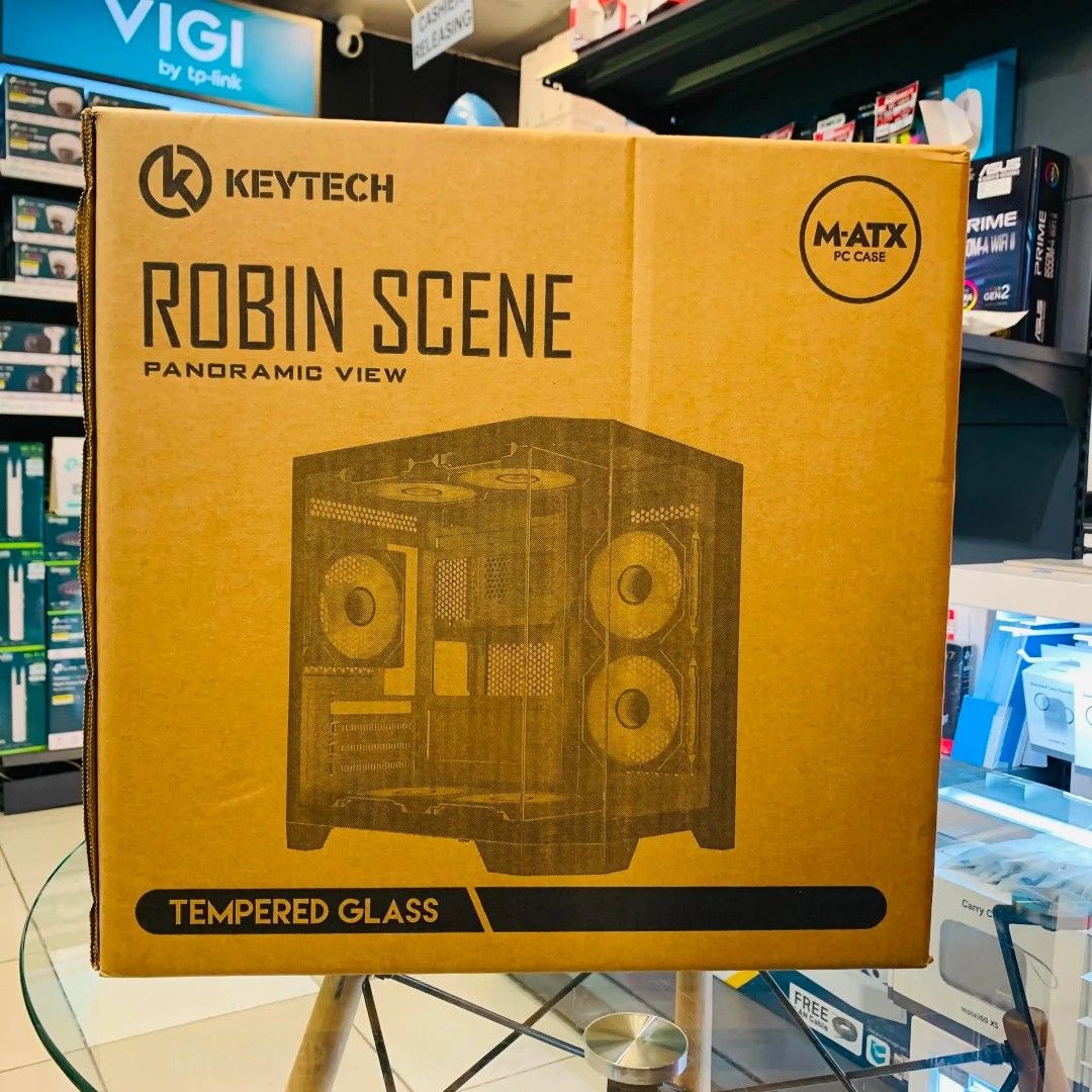 Keytech Robin Scene Tempered Glass Gaming PC Case Black (Category: Computer Parts) located in Makati City. Submitted by slaccessoriesshop (Listing ID 1467518452, Image 2). Description: Keytech Robin Scene Tempered Glass Gaming PC Case Black ✅ SAME DAY DELIVERY (within NCR and Cavite area) ✅ ORIGINAL / BRAND NEW/ SEALED ✅ We issue Sales Invoice (BIR registered) ✅ Open for Retail and Bulk Orders ✅ Store walk-in or pick-up ✅ 7 days replacement for f
