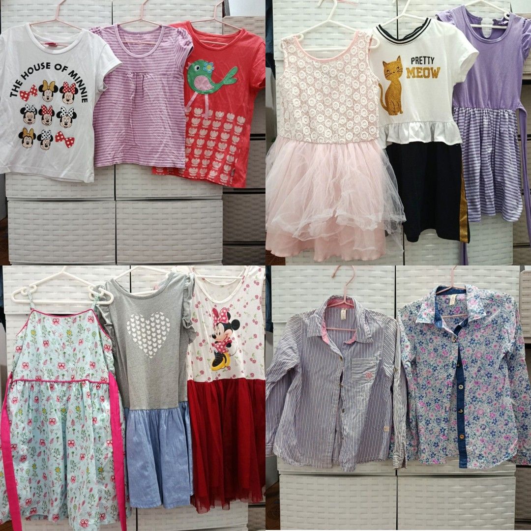 kids blouses & dresses (Category: Babies & Kids Fashion) located in Quezon City. Submitted by wornthisway_ (Listing ID 1467512538, Image 1). Description: take all 11pcs for 650 pesos 1- 250 pesos Check out 'disney & bossini kids shirt bundle', available at PHP 350 on #Carousell: https://carousell.app.link/oMzJJ8a4a7b 2- 150 pesos Check out 'kids dress bundle', available at PHP 150 on #Carousell: https://carousell.app.link/mE2of0b4a7b 3- 150 pesos