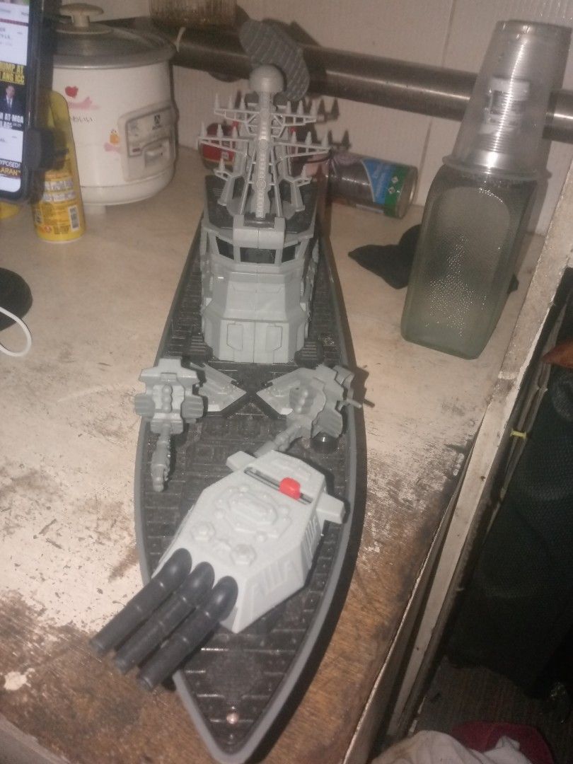 kids Connection Gray Battleship (Category: Action & Battle Toys) located in Paranaque City. Submitted by kuyzlhex.trading (Listing ID 1467387714, Image 1). Description: kids connection grey battleship in good condition.. interested pm or call 09933531374.