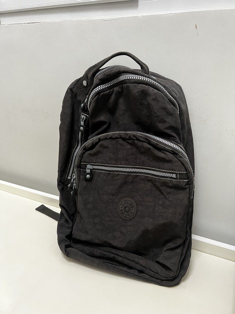 Kipling Brown Nylon Backpack (Category: Backpacks) located in San Fernando. Submitted by ilovemelochan (Listing ID 1467463925, Image 1). Description: - Authentic Kipling backpack in versatile dark brown crinkle nylon - Multiple zipped compartments for easy organization and storage -Fits 15 inches laptop - Great for school bag or travelling bag .