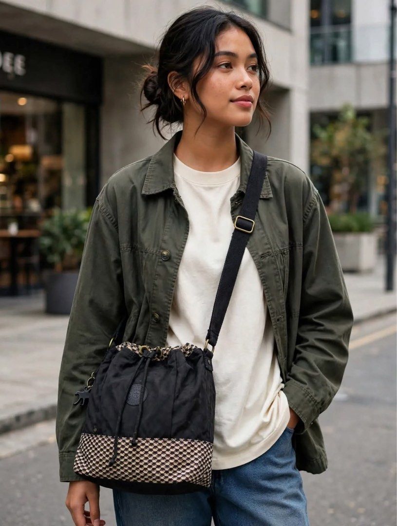 Kipling bucket sling bag (Category: Cross-body Bags) located in Tacurong. Submitted by pearlitas_ukay (Listing ID 1467366760, Image 1). Description: KIPLING SLINGBAG Excellent Medium Need wash Mine 650 matic yours Thrifted •ukayukay.