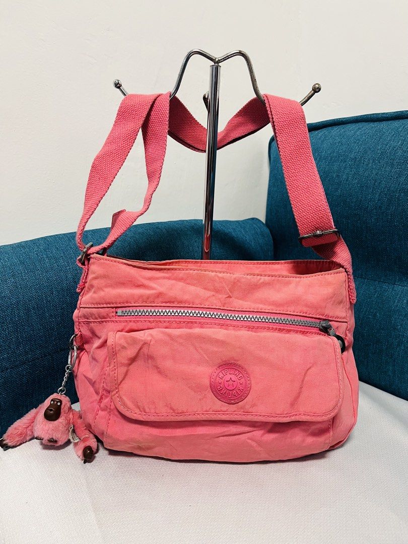 Kipling sling bag pink (Category: Cross-body Bags) located in Tacurong. Submitted by pearlitas_ukay (Listing ID 1467366472, Image 2). Description: KIPLING SLING BAG Excellent Medium Multiple compartments Minimal need wash Mine 680 matic yours Thrifted •ukayukay.