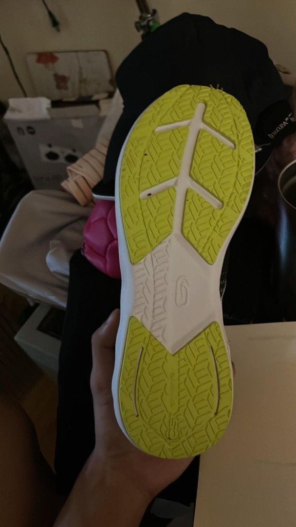 Kiprun Fast Running Shoes Black Lime Green (Category: Sneakers) located in Manila. Submitted by cami1914 (Listing ID 1467413772, Image 2). Description: - Brand/Model: Kiprun Fast running shoes - Colorway: Black and lime green with bright yellow outsole - Upper: Lightweight mesh with supportive overlays for a secure fit - Midsole: Thick white foam for maximum cushioning and comfort - Outsole: Durable patterned rubber providing excellent traction.