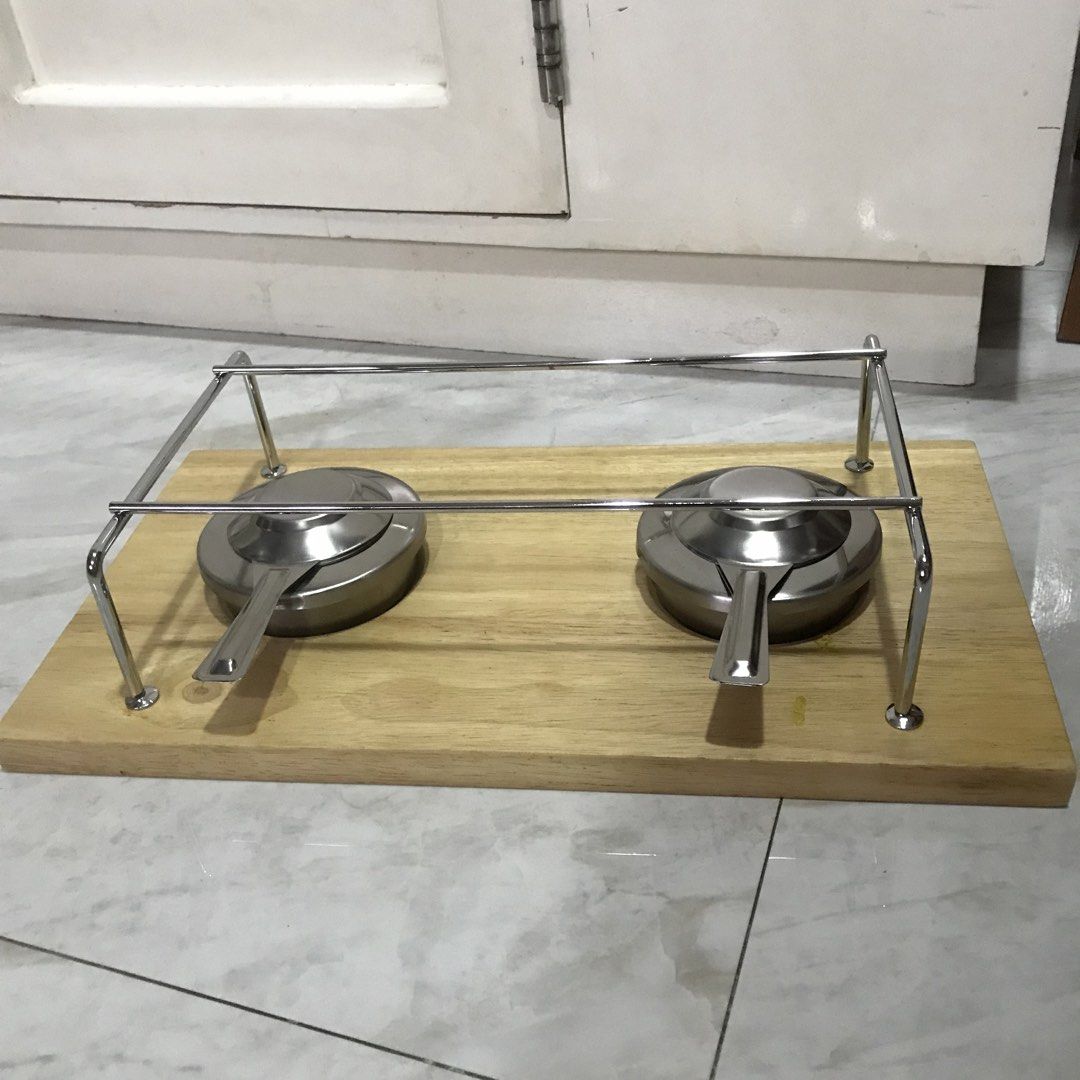 KitchenCraft Artesà Marble Hot Stone Grill Set (Category: Cookware & Accessories) located in Manila. Submitted by junmiller (Listing ID 1467398178, Image 2). Description: - Brand: KitchenCraft Artesà - Type: Table grill set with heavy marble cooking stone - Includes: Sturdy wooden base, wire stand, and two fuel burners - Perfect for: Tabletop cooking, steaks, and entertaining guests - Dimensions: 15 x 22 x 41.5 cm - Condition: Clean and great ove
