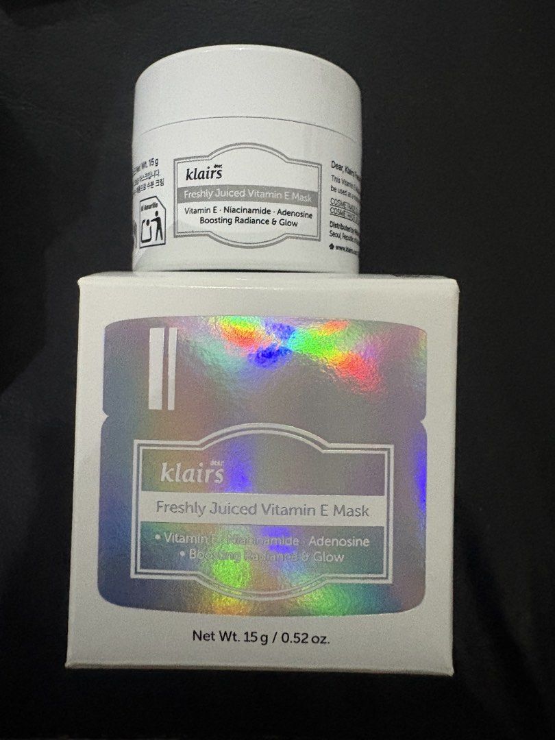 Klairs freshly juiced vit E mask 15g (Category: Face Care) located in Quezon City. Submitted by fairyg (Listing ID 1467545644, Image 1). Description: .